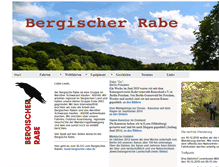 Tablet Screenshot of bergischer-rabe.de